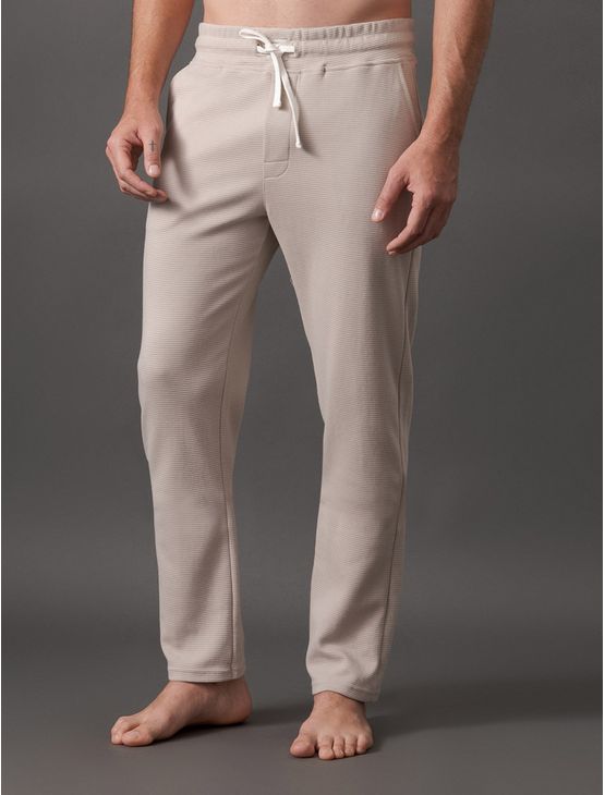 Calça Masculina Reta Suedine Soft Calvin Klein Underwear - Caqui Claro Calça Masculina Reta Suedine Soft Calvin Klein Underwear Caqui Claro p