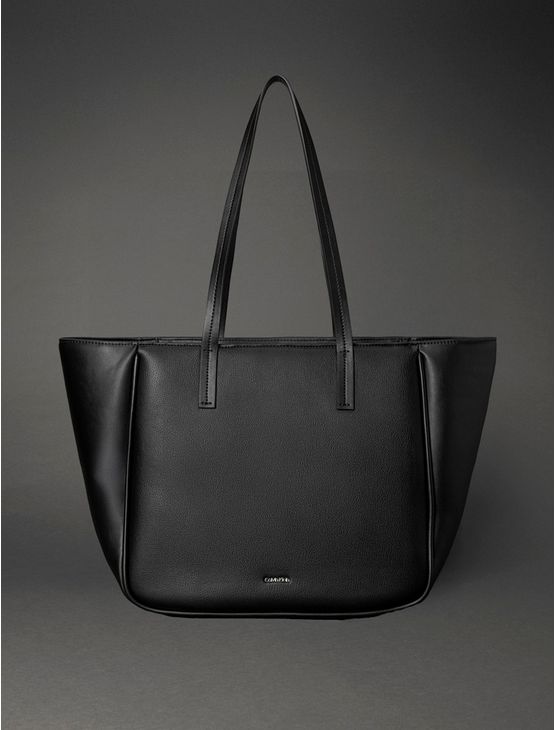 Bolsa Feminina Média Shopper Refine Calvin Klein - Preto Bolsa Feminina Média Shopper Refine Calvin Klein Preto u