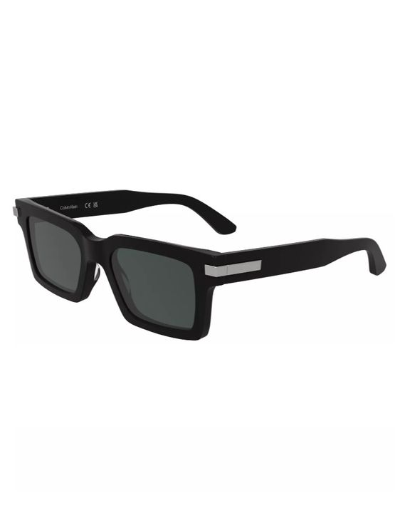 Óculos de Sol Retângulo Calvin Klein - Black Óculos de Sol Retângulo Calvin Klein Black u
