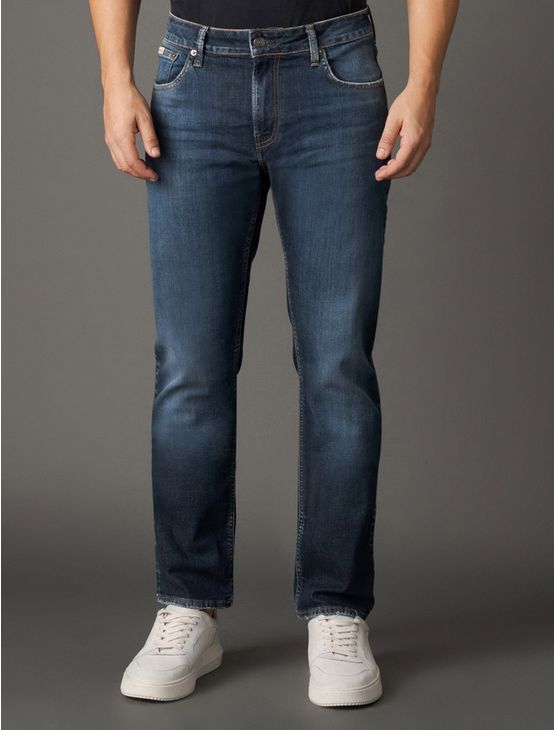 Calça Jeans Masculina Slim 5 Pockets Calvin Klein Jeans – Marinho Calça Jeans Masculina Slim 5 Pockets Calvin Klein Jeans Marinho 38