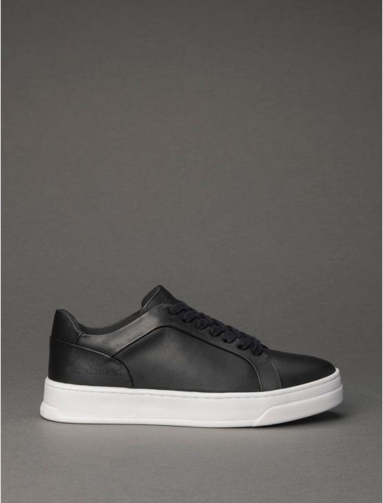 Tênis Feminino Couro Calvin Klein - Preto Tênis Feminino Couro Calvin Klein Preto 34