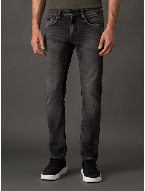 Calça Jeans Masculina Skinny Filigrana Embossed Calvin Klein Jeans - Preto Calça Jeans Masculina Skinny Filigrana Embossed Calvin Klein Jeans Preto 48