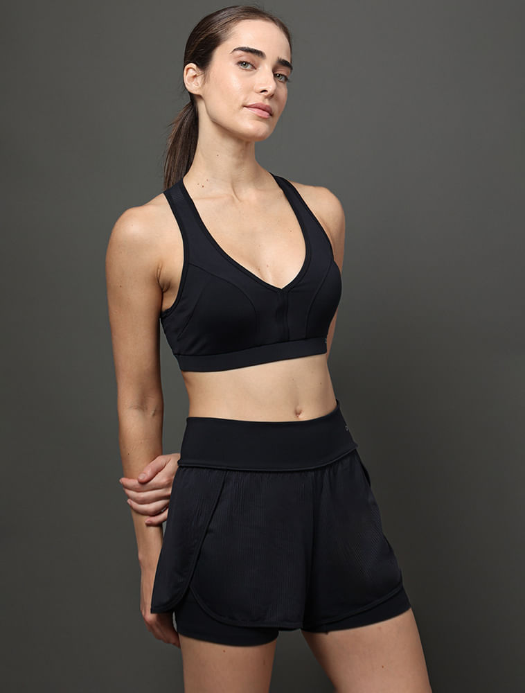 Top Nadador Calvin Klein Sport Feminino - Preto