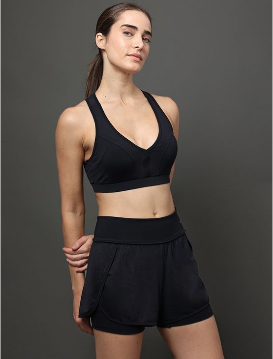 Top Nadador Calvin Klein Sport Feminino - Preto Top Nadador Calvin Klein Sport Feminino Preto g