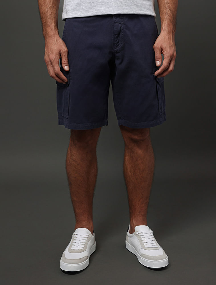 Bermuda Masculina Color Cargo Calvin Klein Jeans - Marinho