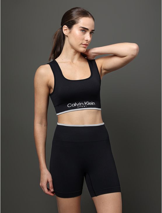 Top Regata Feminino Seamless Ribbed Calvin Klein Sport – Preto Top Regata Feminino Seamless Ribbed Calvin Klein Sport Preto m