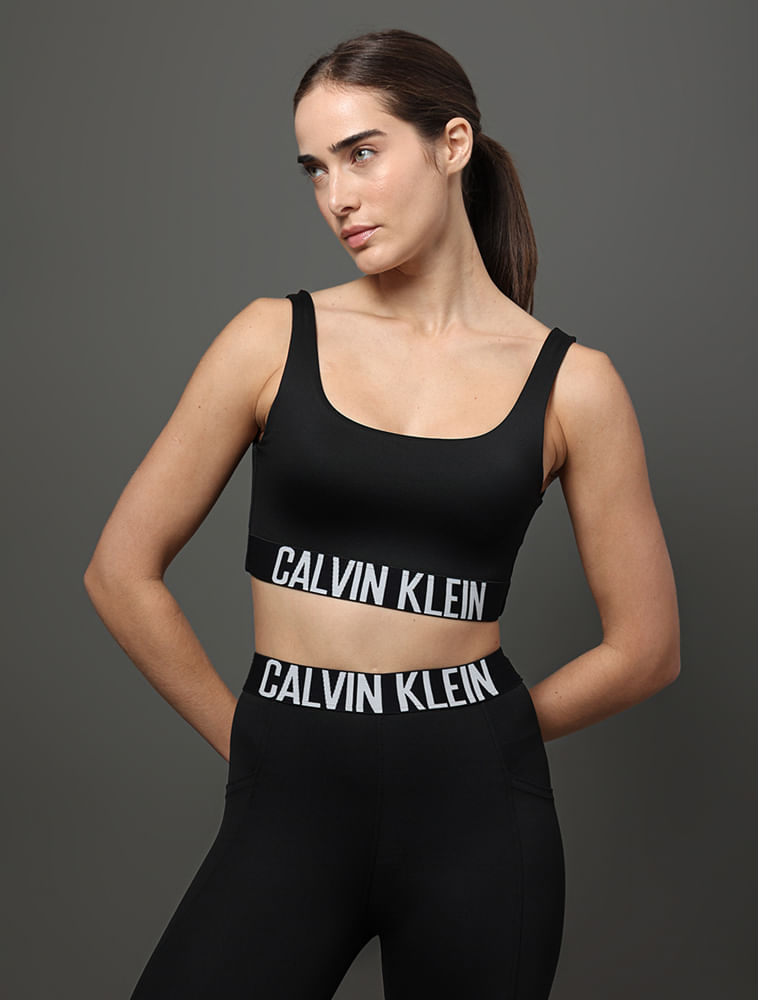 Top Regata Feminina Intense Power Calvin Klein Sport - Preto