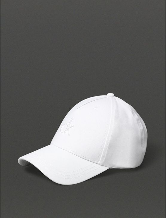 Boné Masculino Lona 5 Gomos Calvin Klein - Branco 2 Boné Masculino Lona 5 Gomos Calvin Klein Branco 2 u