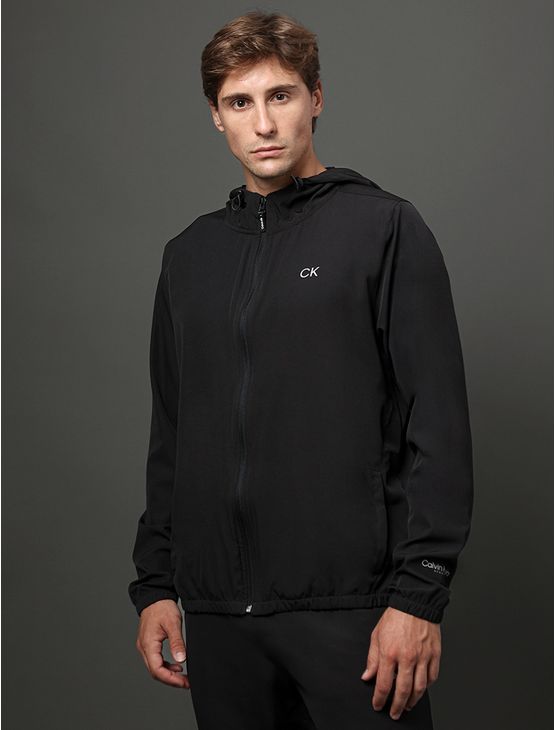 Corta Vento Capuz Masculina Calvin Klein Sport - Preto Corta Vento Capuz Masculina Calvin Klein Sport Preto p