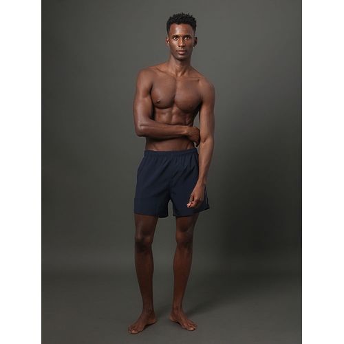 Short D'Água Masculino Elástico Liso Calvin Klein Swimwear - Marinho