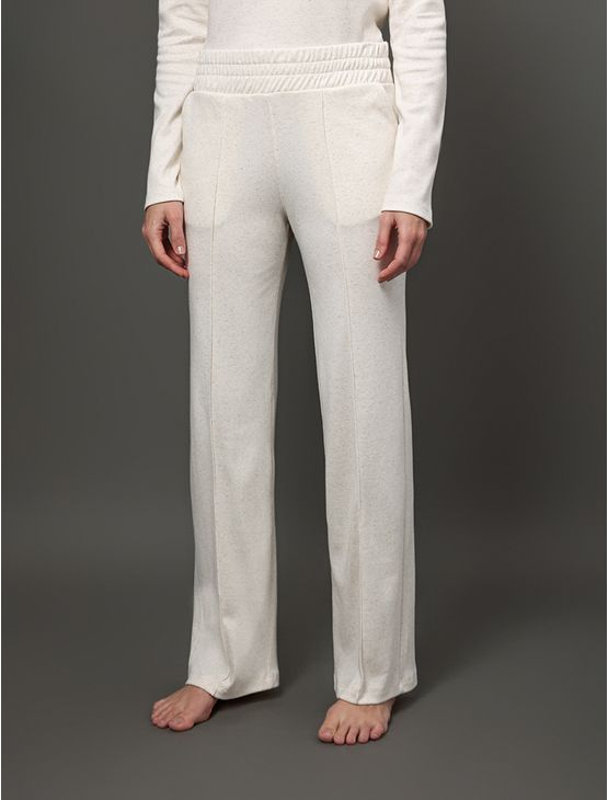 Calça Feminina Nervura Linen Calvin Klein Underwear