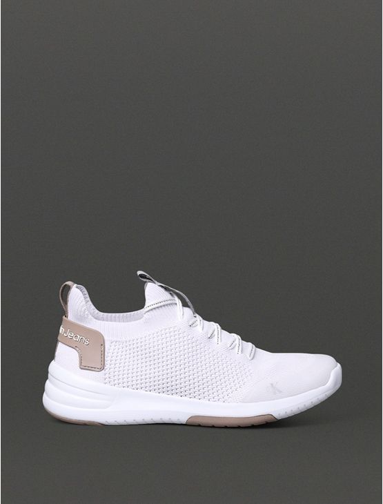 Tênis Feminino Air Knitting Calvin Klein Jeans - Branco 2 Tênis Feminino Air Knitting Calvin Klein Jeans Branco 2 40
