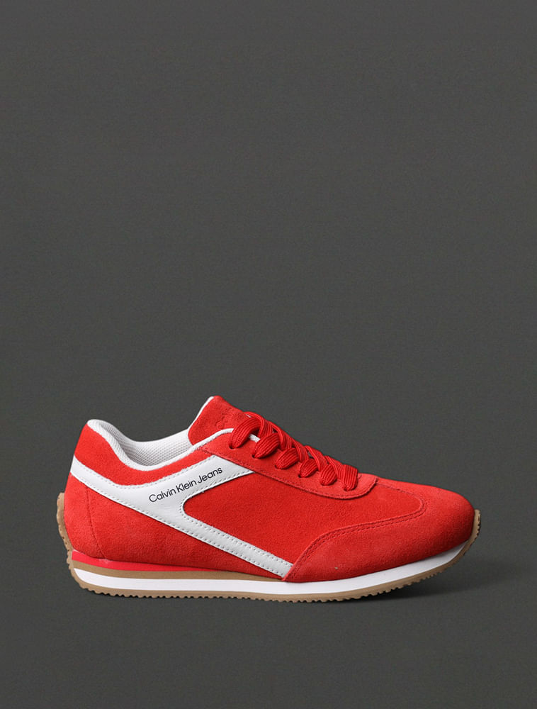 Tênis Feminino Running Calvin Klein Jeans - Vermelho