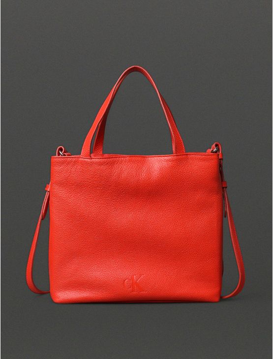 Bolsa Média Feminina Tote Bag Calvin Klein Jeans – Vermelho Bolsa Média Feminina Tote Bag Calvin Klein Jeans Vermelho u