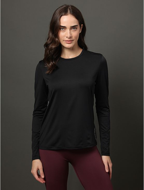 Camiseta Feminina Uv Calvin Klein Swimwear - Preto Camiseta Feminina Uv Calvin Klein Swimwear Preto g