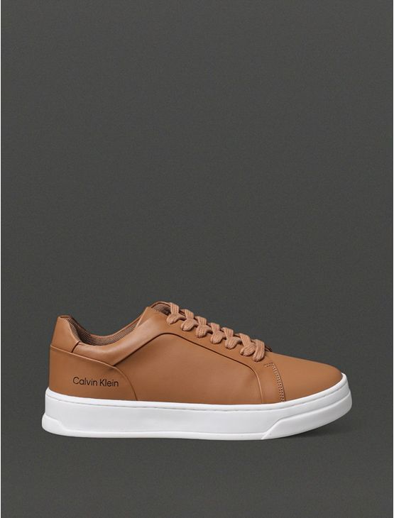 Tênis Feminino Couro Calvin Klein - Havana Tênis Feminino Couro Calvin Klein Havana 40