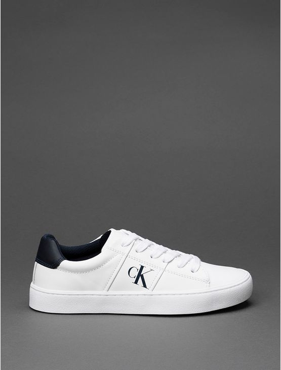 Tênis Menino Skate Side Calvin Klein Jeans - Branco 2 Tênis Menino Skate Side Calvin Klein Jeans Branco 2 30