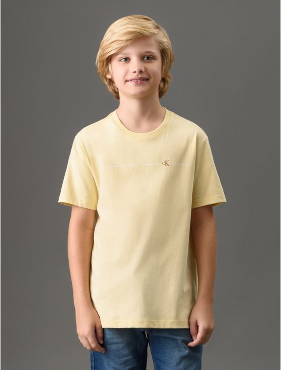 Camiseta Menina Logo Calvin Klein Jeans