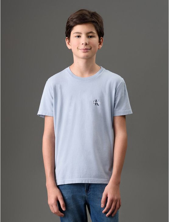 Camiseta Menino Reissue Peito Calvin Klein Jeans - Lavanda Camiseta Menino Reissue Peito Calvin Klein Jeans Lavanda 6