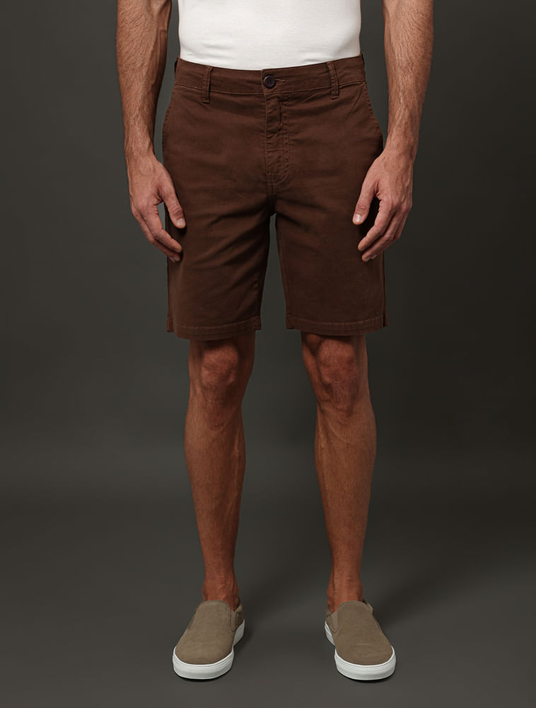 Bermuda Masculina Color Chino Calvin Klein Jeans - Marrom