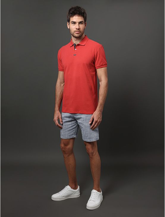Polo Masculina Premium Calvin Klein - Vermelho Polo Masculina Premium Calvin Klein Vermelho p