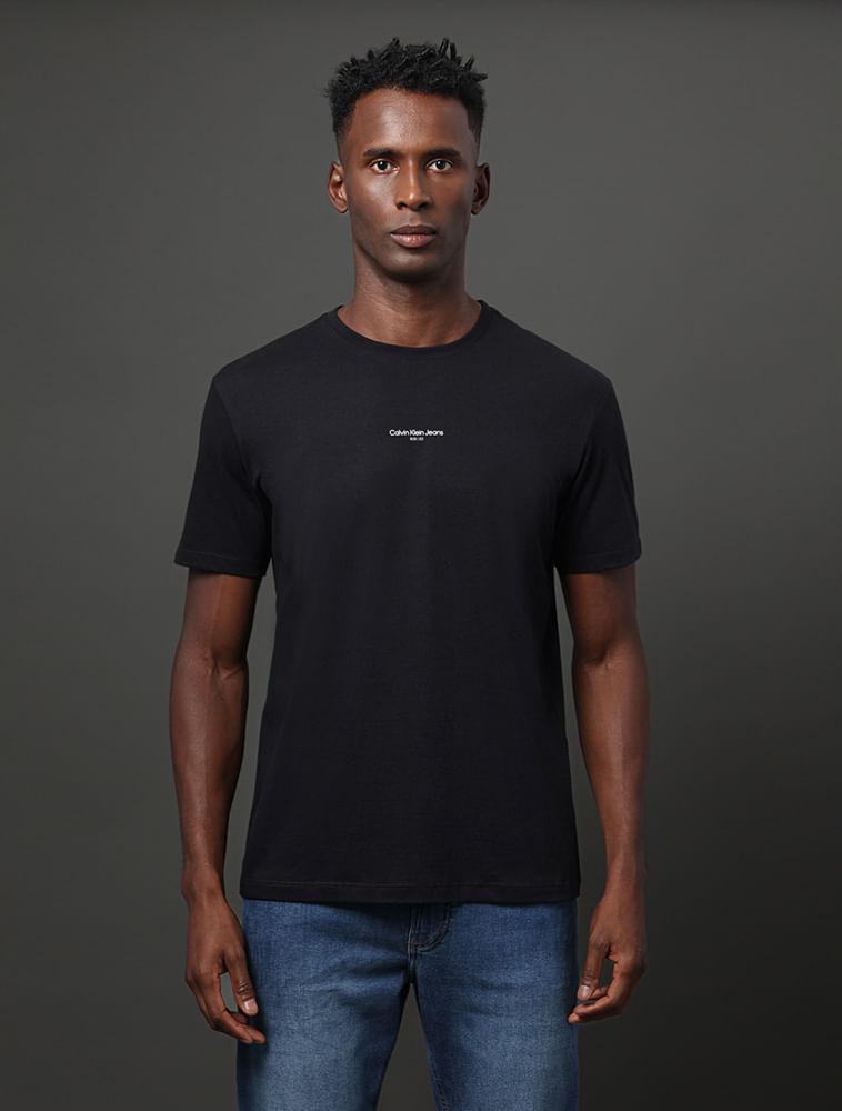 Camiseta Masculina Push Your Limits Calvin Klein Jeans - Preto