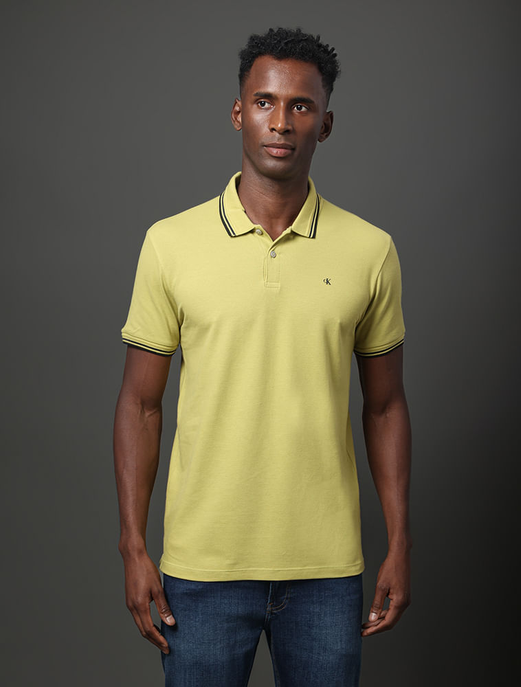 Polo Masculina Listras Calvin Klein Jeans -
