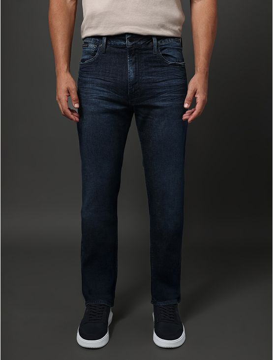 Calça Jeans Masculina 5 Pockets Calvin Klein Jeans - Marinho Calça Jeans Masculina 5 Pockets Calvin Klein Jeans Marinho 36