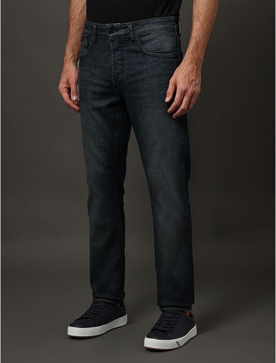 Calça Jeans Masculina Skinny Botões Vista Calvin Klein Jeans - Marinho Calça Jeans Masculina Skinny Botões Vista Calvin Klein Jeans Marinho 38