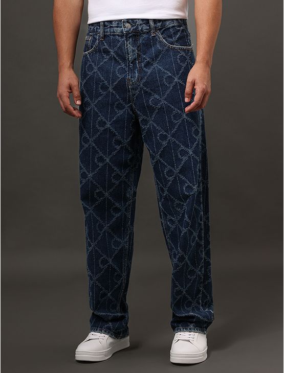 Calça Jeans Masculina Calvin Klein Jeans - Azul Médio Calça Jeans Masculina Calvin Klein Jeans Azul Médio 42
