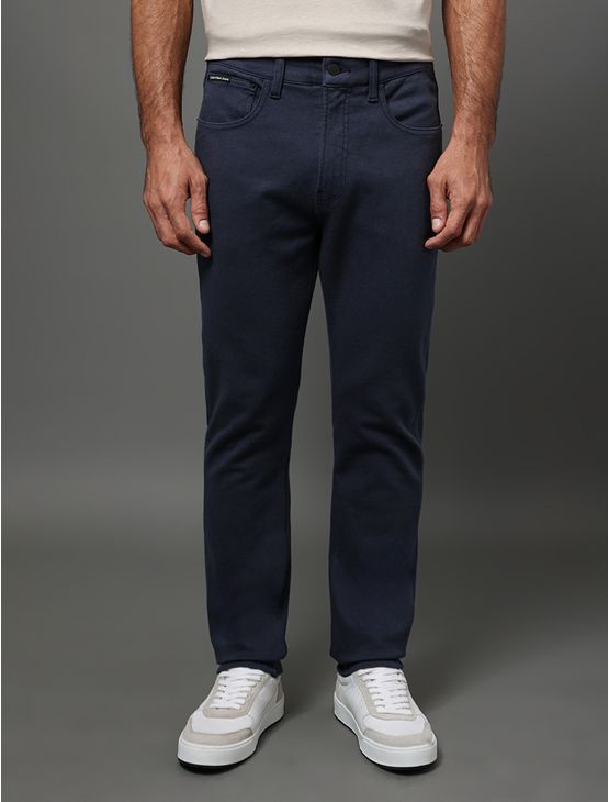 Calça Masculina Slim 5 Pockets Calvin Klein Jeans - Marinho Calça Masculina Slim 5 Pockets Calvin Klein Jeans Marinho 46