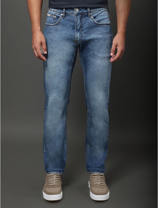 Calça Jeans Masculina Skinny Controle Térmico Calvin Klein Jeans - Azul Médio Calça Jeans Masculina Skinny Controle Térmico Calvin Klein Jeans Azul Médio 48