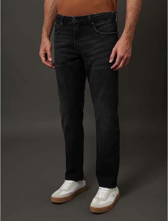 Calça Jeans Masculina Slim 5 Pockets Calvin Klein Jeans - Preto Calça Jeans Masculina Slim 5 Pockets Calvin Klein Jeans Preto 46