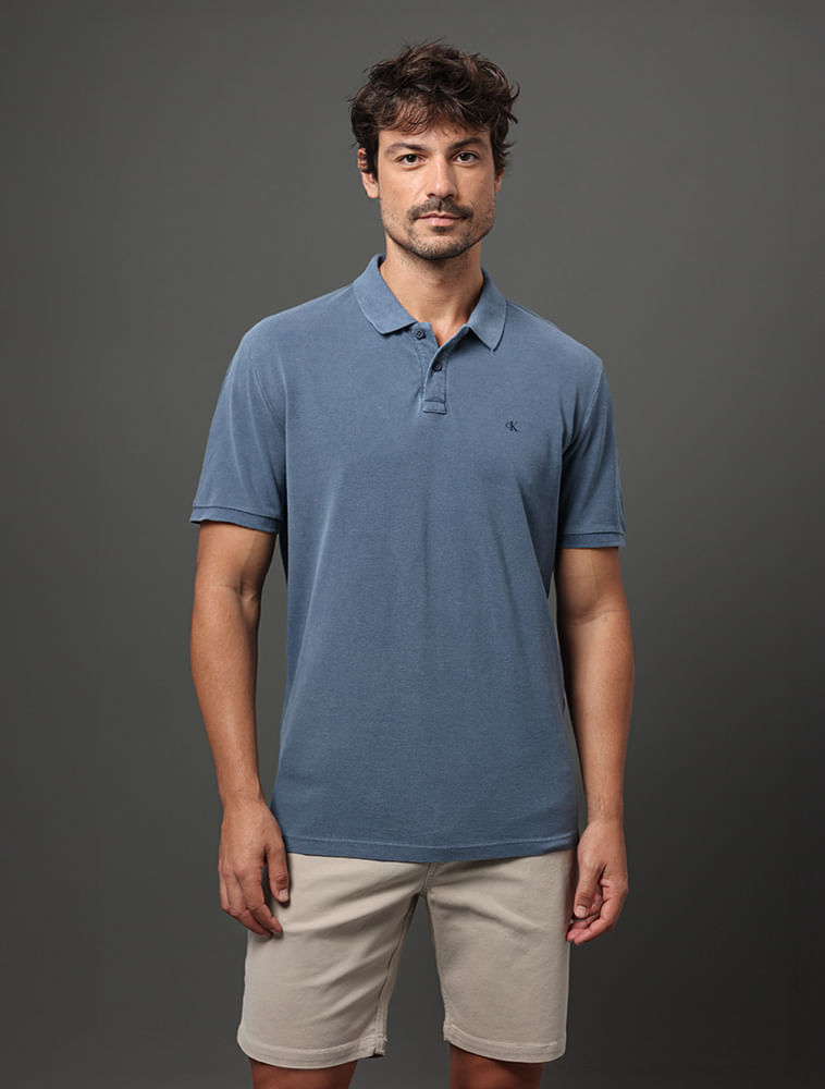 Bermuda Masculina Color Moletom Calvin Klein Jeans - Caqui Claro