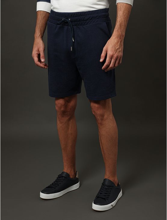 Bermuda Masculina Moletom Soft Calvin Klein Jeans - Marinho Bermuda Masculina Moletom Soft Calvin Klein Jeans Marinho p