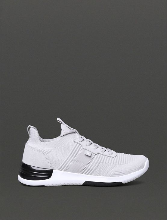 Tênis Masculino Air Knitting Flexible Calvin Klein Jeans - Cinza Claro Tênis Masculino Air Knitting Flexible Calvin Klein Jeans Cinza Claro 40