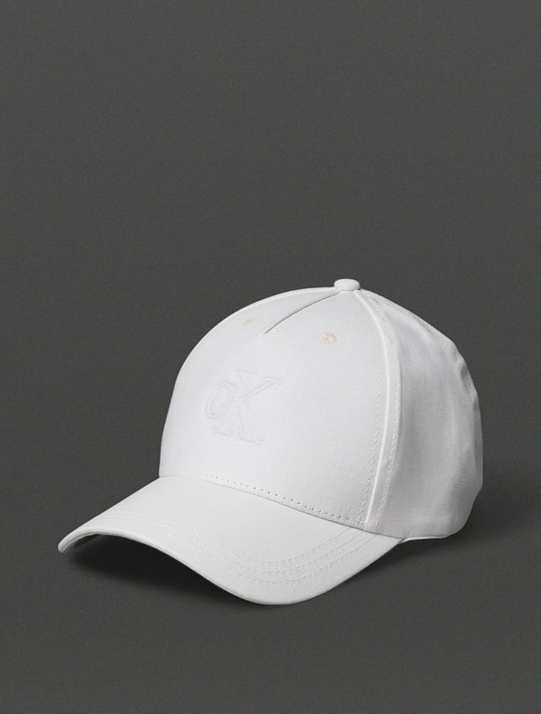 Boné Masculino 5 Gomos Embossed Calvin Klein Jeans - Off White