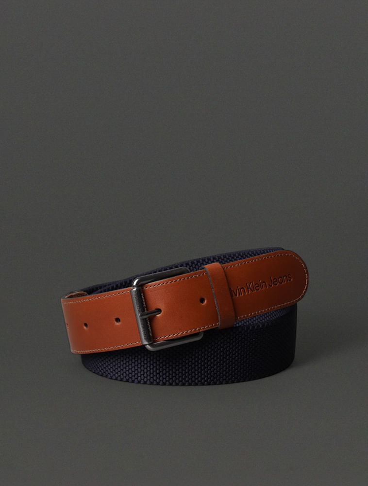 Cinto Masculino Elástico Calvin Klein Jeans - Marinho