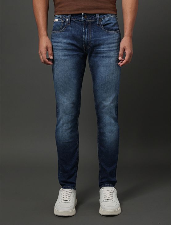 Calça Jeans Masculina Super Skinny Stretch Calvin Klein Jeans - Marinho Calça Jeans Masculina Super Skinny Stretch Calvin Klein Jeans Marinho 48
