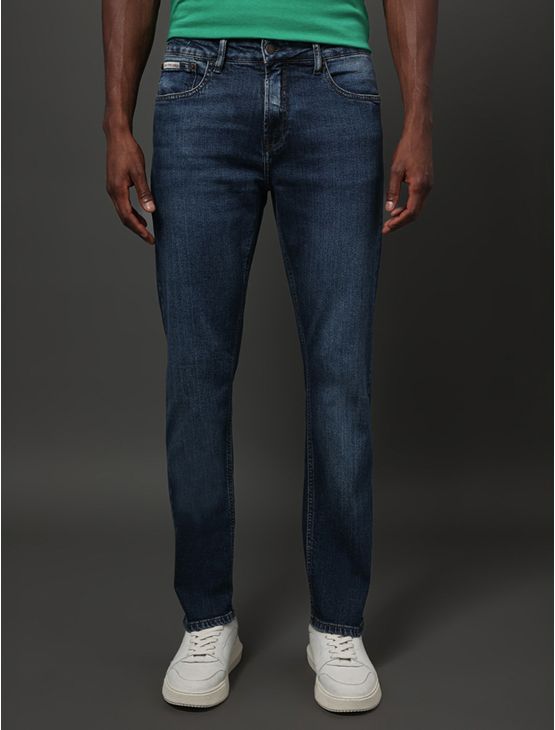 Calça Jeans Masculina Slim 5 Pockets Calvin Klein Jeans - Marinho Calça Jeans Masculina Slim 5 Pockets Calvin Klein Jeans Marinho 36