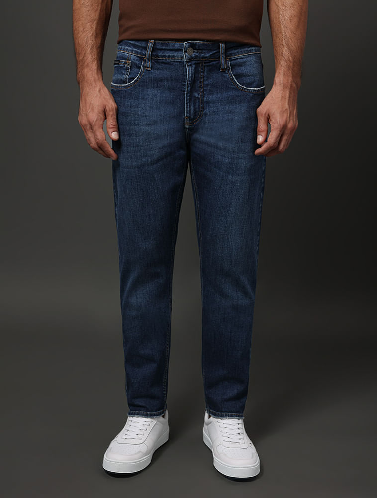 Calça Jeans Masculina Slim 5 Pockets Calvin Klein Jeans - Marinho