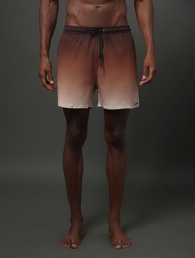 Shorts D'Água Masculino Degradê Calvin Klein Swimwear - Havana - Shorts D'Água Masculino Degradê Calvin Klein Swimwear Havana Ggg