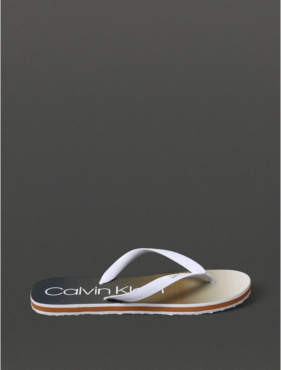 Chinelo Masculino Degradê Calvin Klein Swimwear - Havana Chinelo Masculino Degradê Calvin Klein Swimwear Havana 37/38