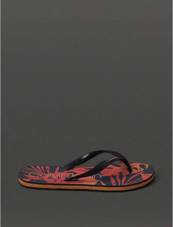 Chinelo Masculino Monstera Calvin Klein Swimwear - Havana Chinelo Masculino Monstera Calvin Klein Swimwear Havana 37/38