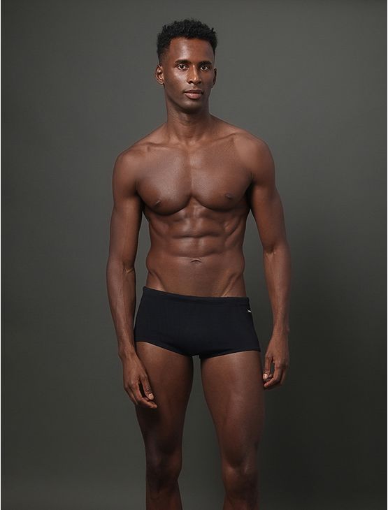 Sunga Brief Texture Calvin Klein Swimwear - Preto Sunga Brief Texture Calvin Klein Swimwear Preto p