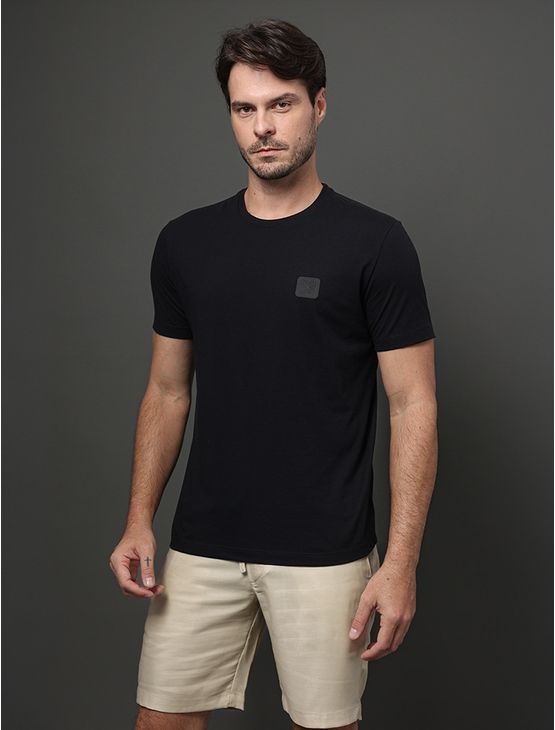 Camiseta Masculina Algodão Egípcio Calvin Klein - Preto Camiseta Masculina Algodão Egípcio Calvin Klein Preto g