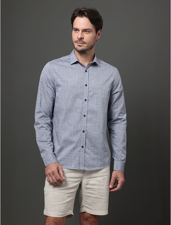 Camisa Masculina Regular Algodão Calvin Klein