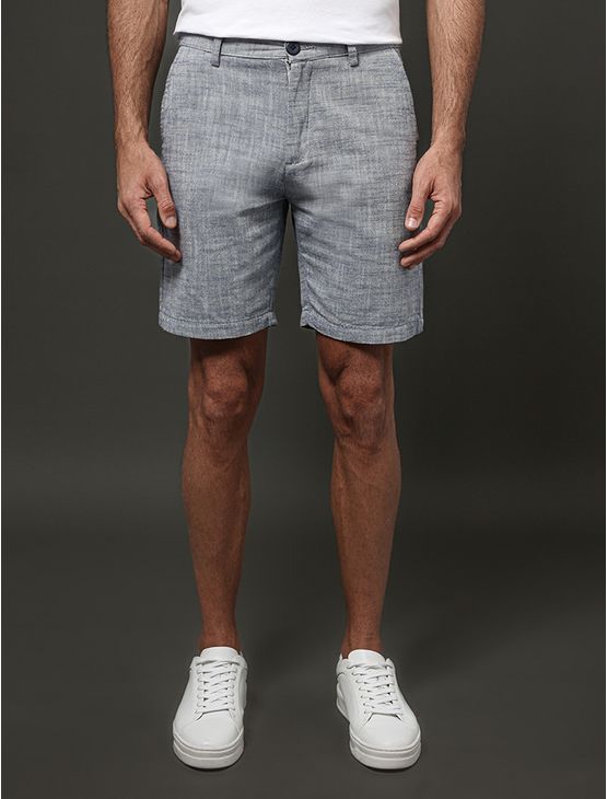 Bermuda Masculina Chino Cotton Calvin Klein - Marinho Bermuda Masculina Chino Cotton Calvin Klein Marinho 40