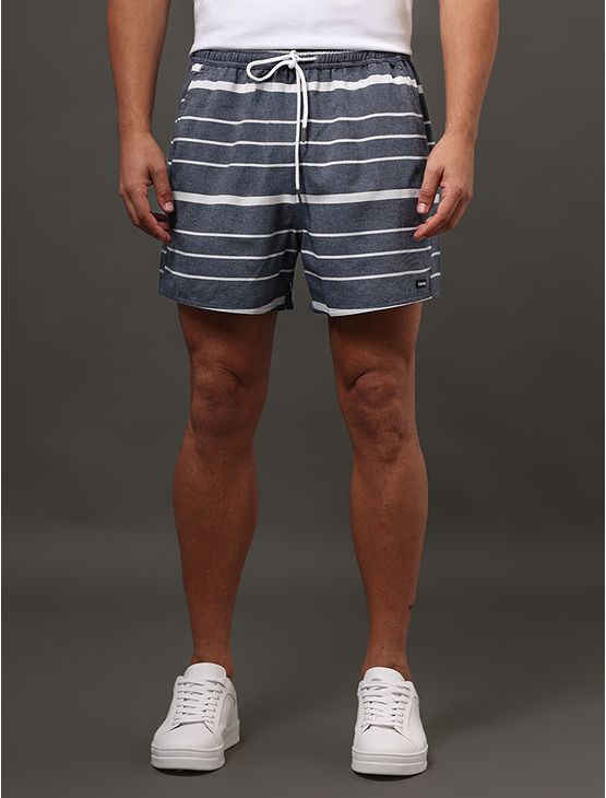 Shorts Masculino Listras Calvin Klein - Marinho Shorts Masculino Listras Calvin Klein Marinho 44
