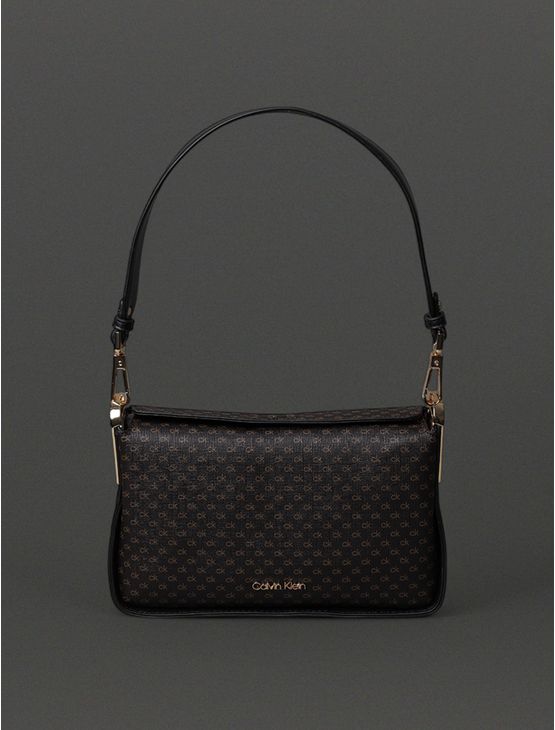 Bolsa Feminina Monograma Calvin Klein - Cafe Bolsa Feminina Monograma Calvin Klein Cafe u